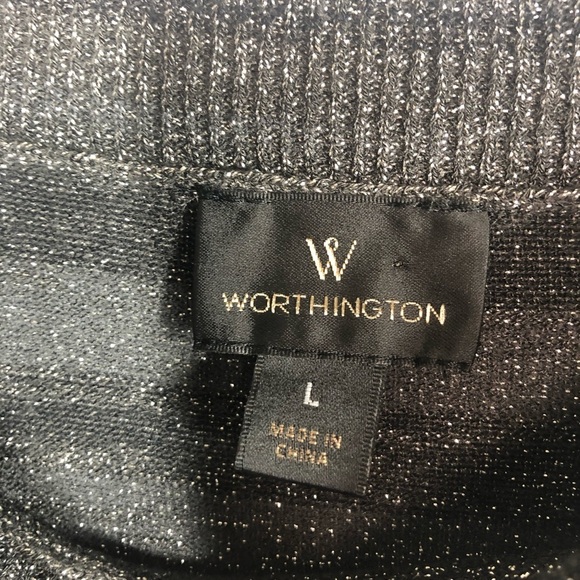 Worthington sweater with some sparkle size L - Picture 3 of 6